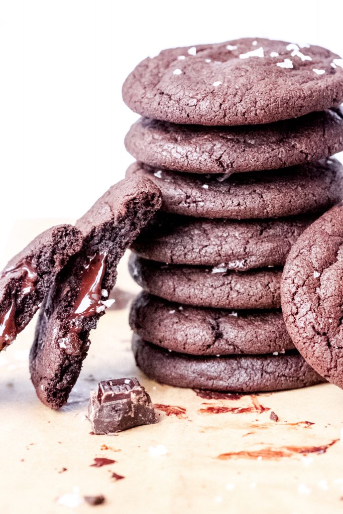 Double Chocolate Chunk Cookies