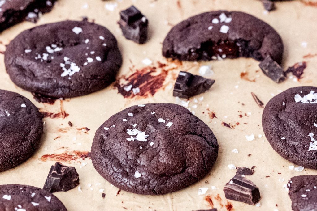 Double Chocolate Chunk Cookies