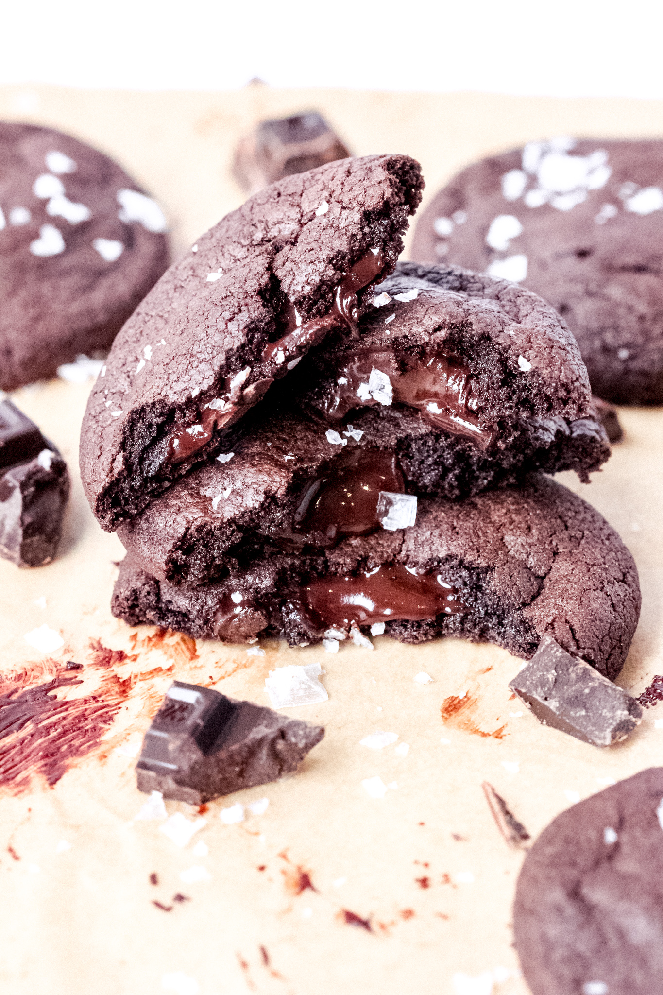 Double Chocolate Chunk Cookies